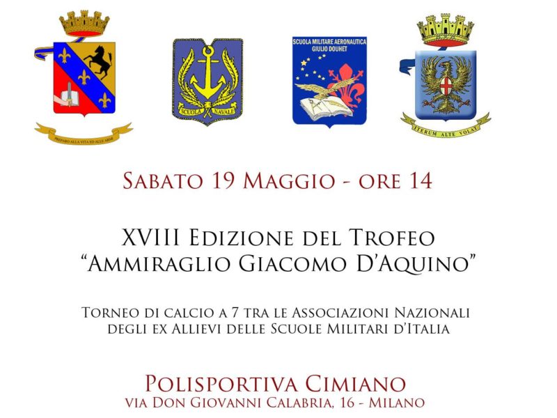 XVIII Trofeo “Ammiraglio D’Aquino”