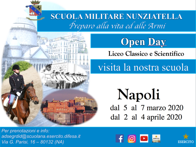 Pubblicate le date degli Open Day per l’anno 2020