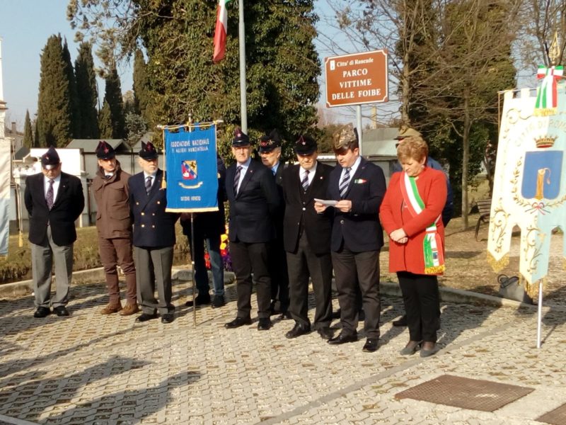 Roncade (TV) 9 febbraio 2019 : resoconto della cerimonia del Giorno del Ricordo – Sezione Veneto
