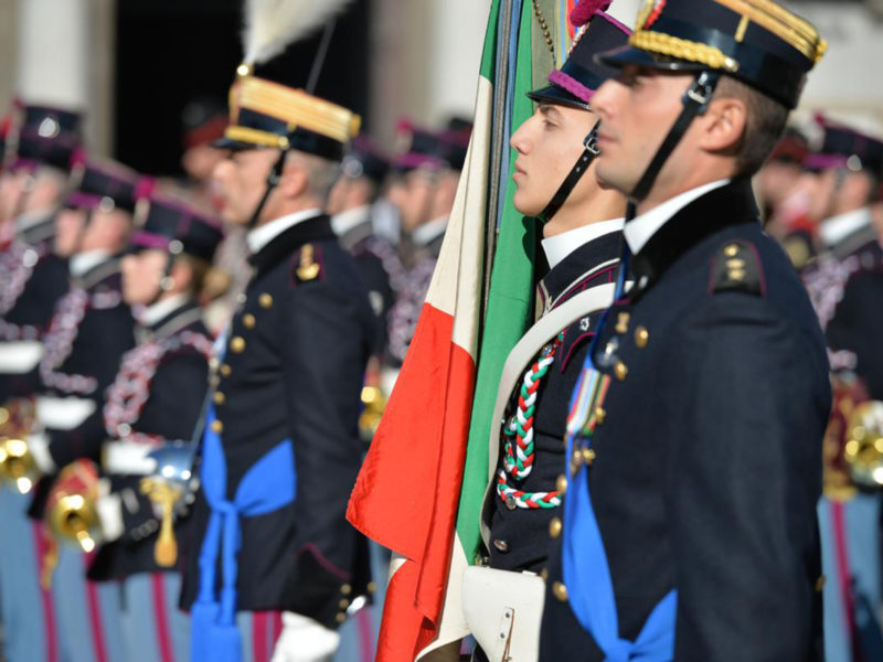 IL RITORNO DELLA BANDIERA AL COLLEGIO MILITARE NUNZIATELLA