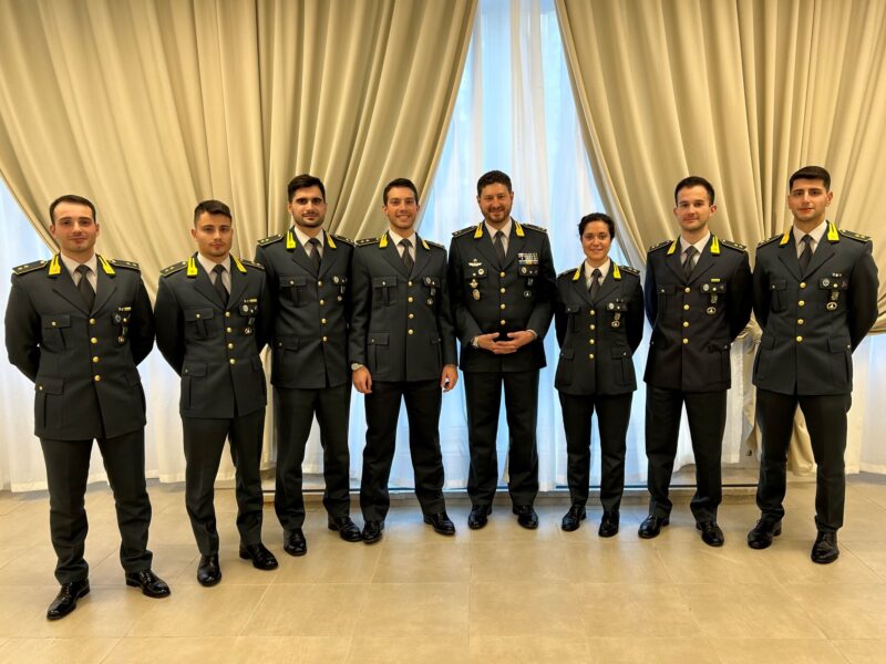 Sette nuovi Tenenti della Guardia di Finanza