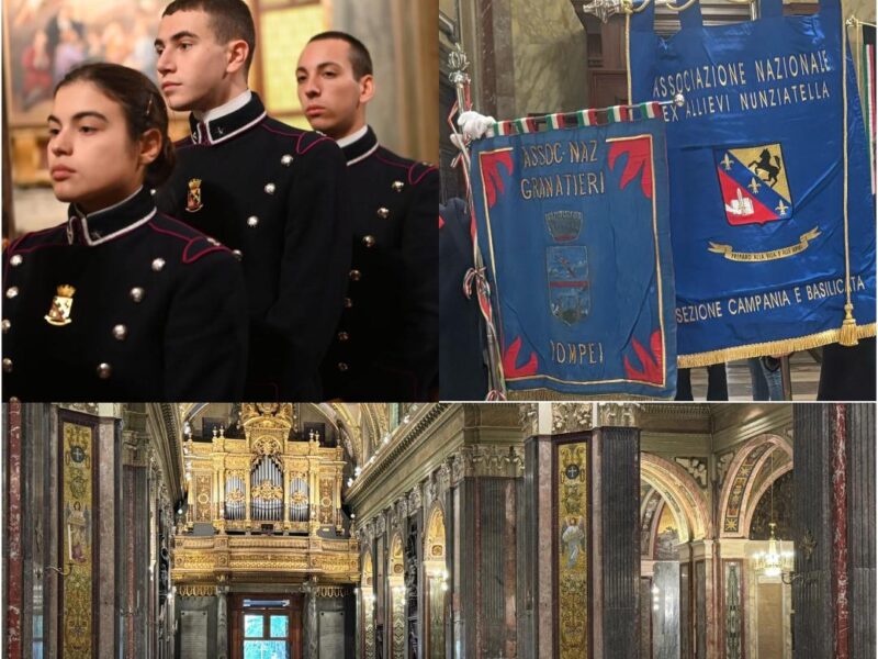 giovedì 14 dicembre Basilica Pontificia Santuario di Pompei precetto natalizio interforze